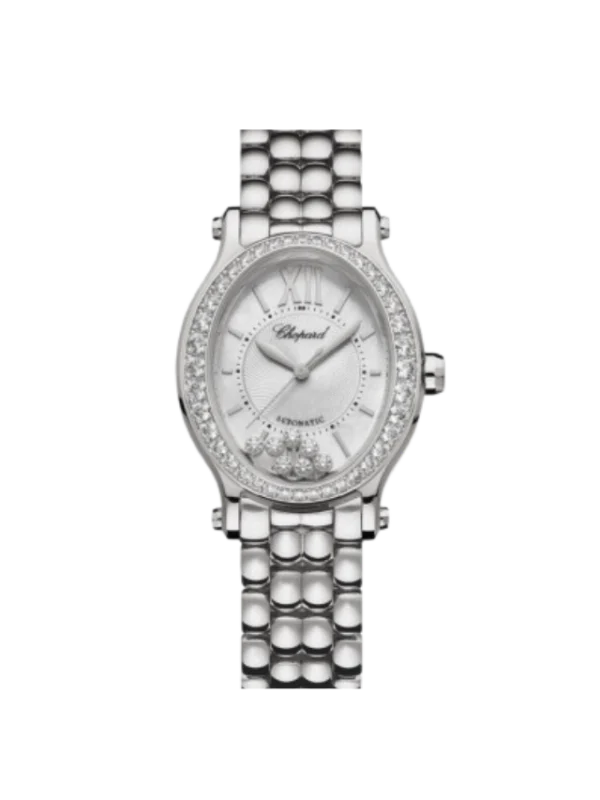 CHOPARD HAPPY SPORT OVAL AUTOMATIC LADIES WATCH - Time Avenue
