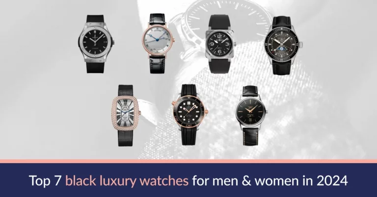 black luxury watches