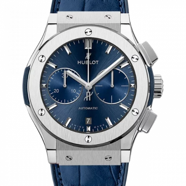 Hublot Classic Fusion Chronograph Titanium Blue 521.NX.7170.LR