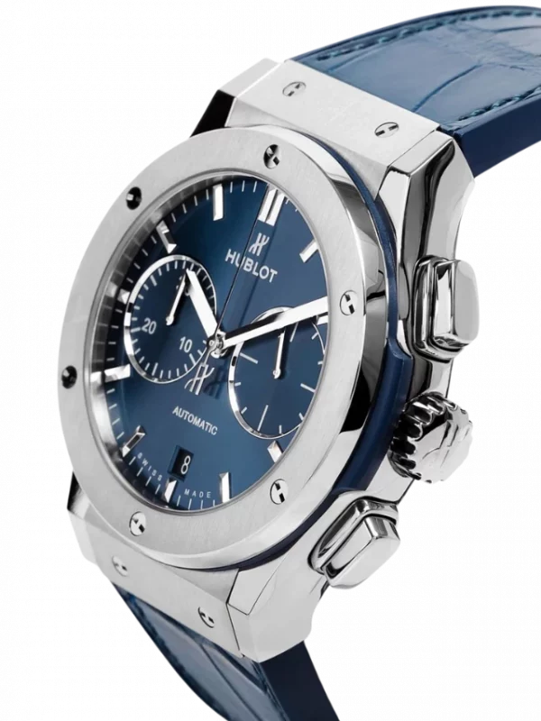 Hublot Classic Fusion Chronograph Titanium Blue 521.NX.7170.LR