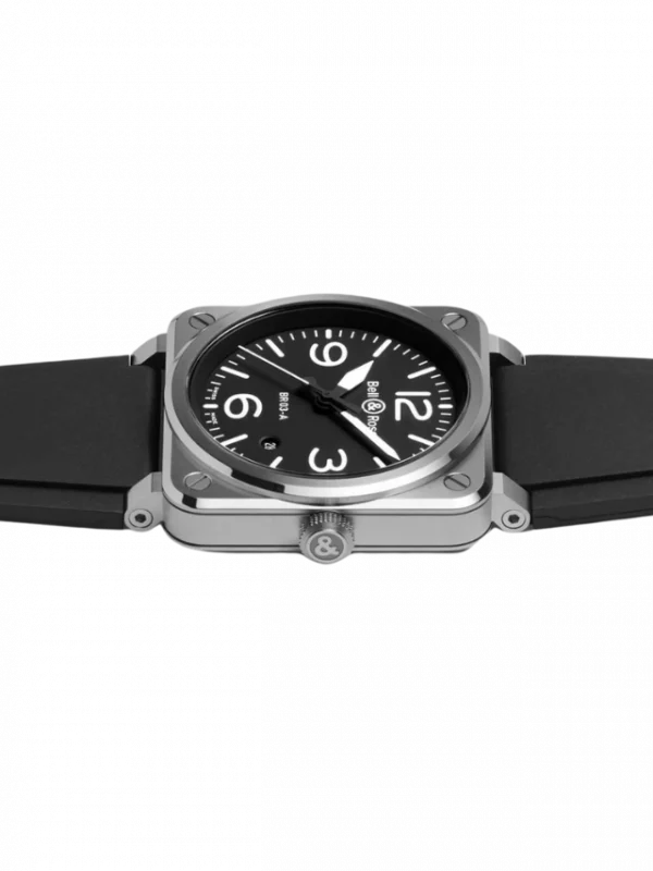 BR 03 Black Steel 41 mm BR03A-BL-STSRB