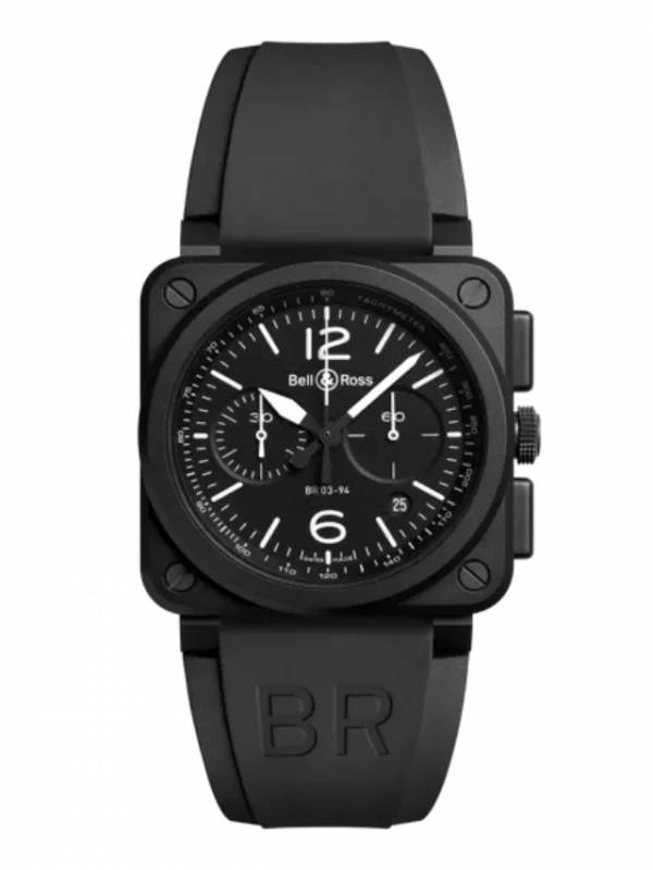 Br-03 Chrono Black Matte BR0394-BL-CE