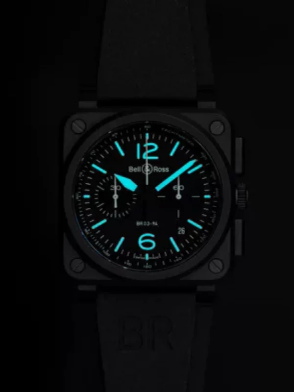 Br-03 Chrono Black Matte BR0394-BL-CE