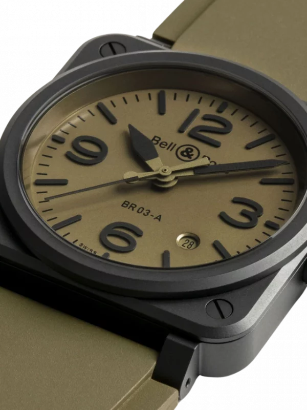 New BR 03 Military Ceramic 41 mm BR03A-MIL-CESRB