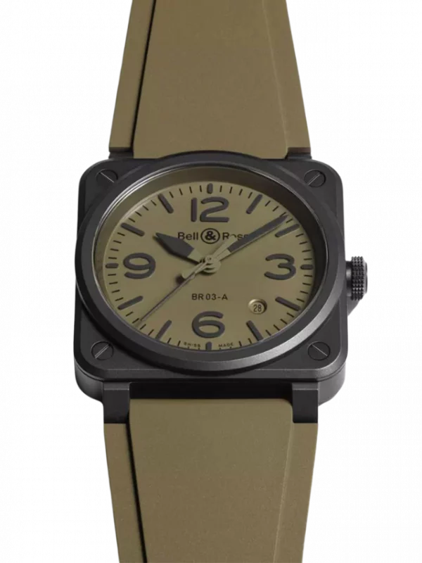 New BR 03 Military Ceramic 41 mm BR03A-MIL-CESRB