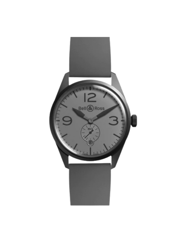 BUY BELL AND ROSSVINTAGE COMMANDO GREY DIAL MEN’S WATCH - Time Avenue