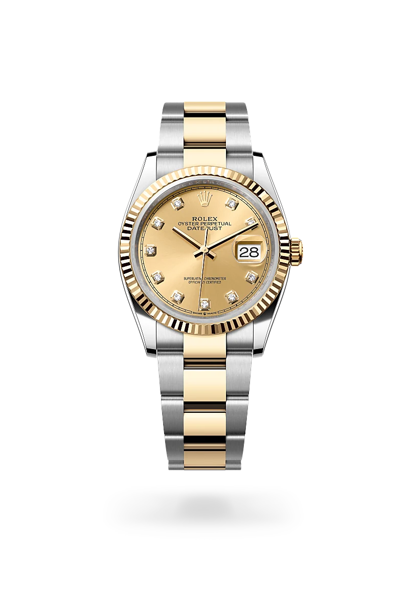 Rolex Datejust in Yellow Rolesor - combination of Oystersteel and yellow gold, M126233-0018 - Time Avenue