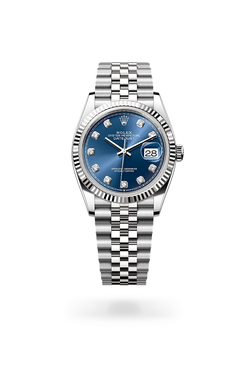 Rolex Datejust in White Rolesor - combination of Oystersteel and white gold, M126234-0037 - Time Avenue