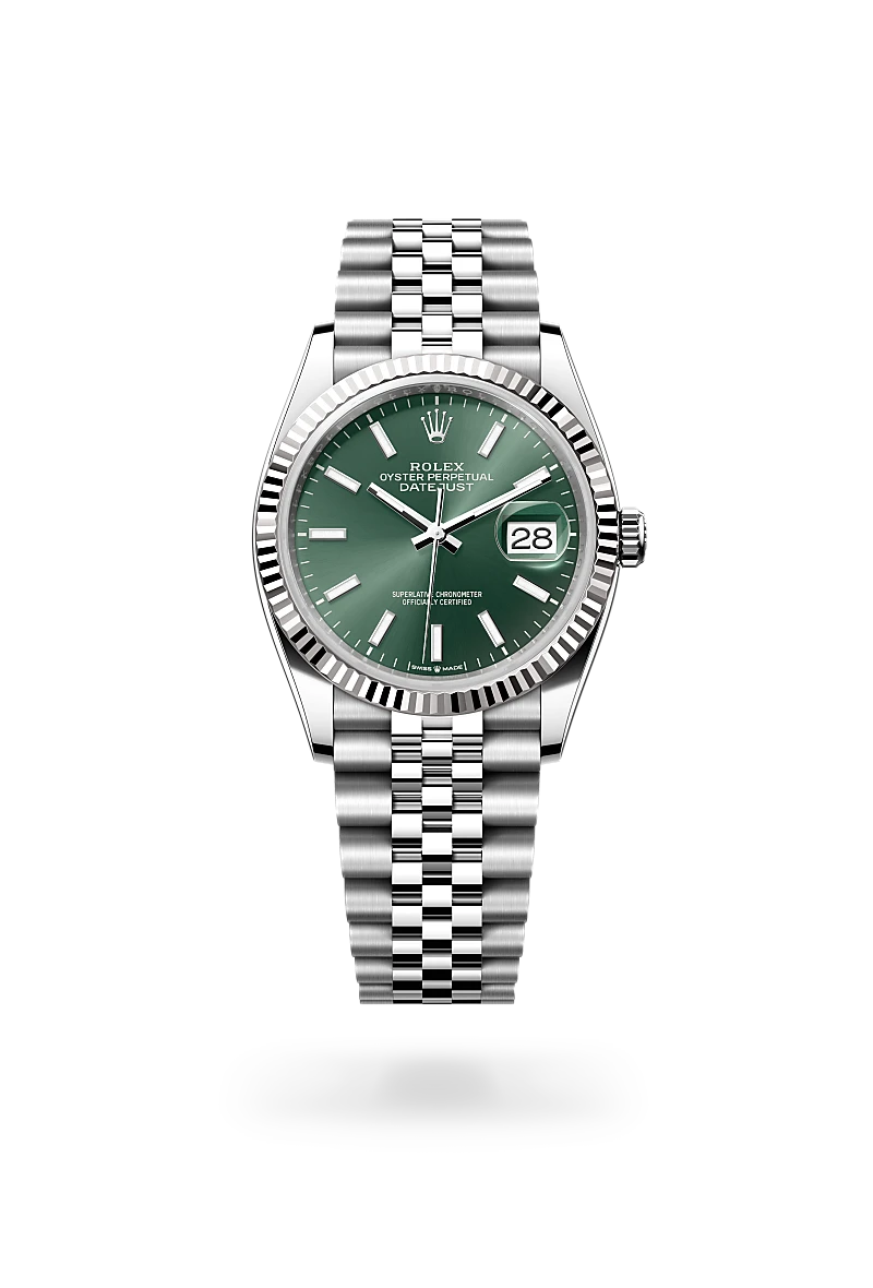 Rolex Datejust in White Rolesor - combination of Oystersteel and white gold, M126234-0051 - Time Avenue