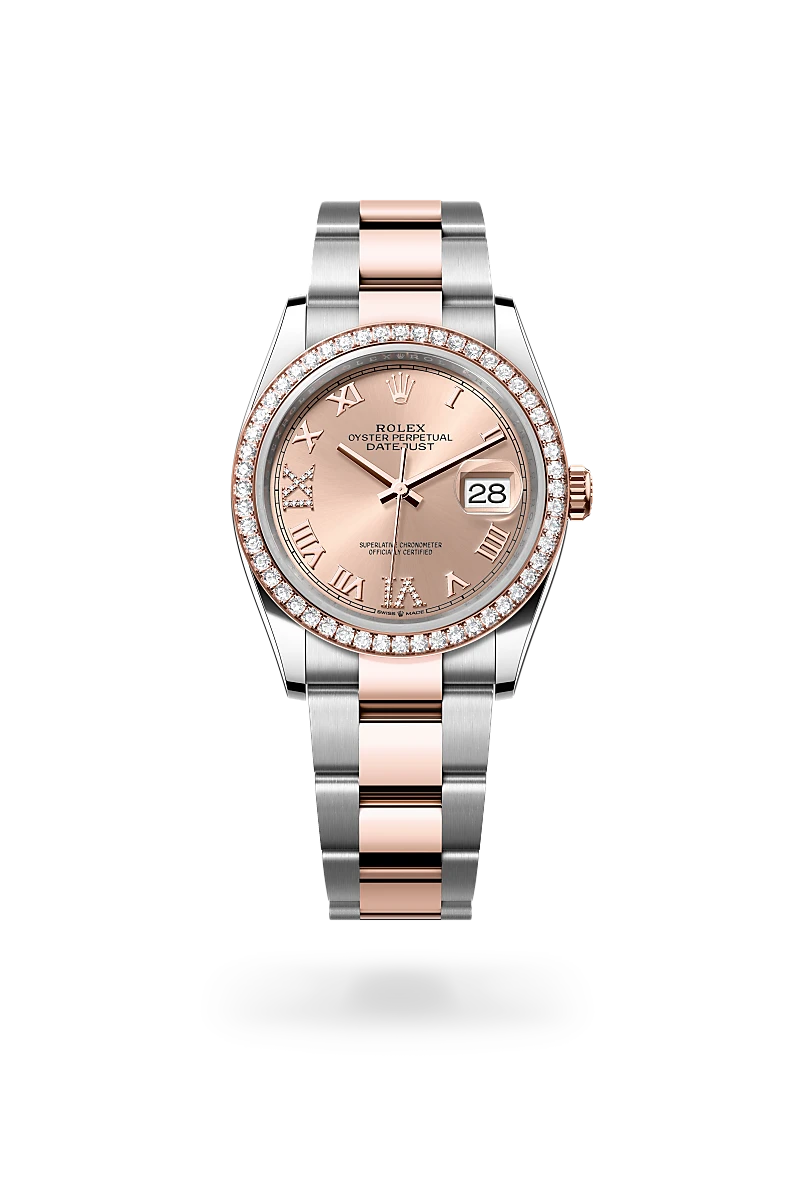 Rolex Datejust in Everose Rolesor - combination of Oystersteel and Everose gold, M126281RBR-0016 - Time Avenue