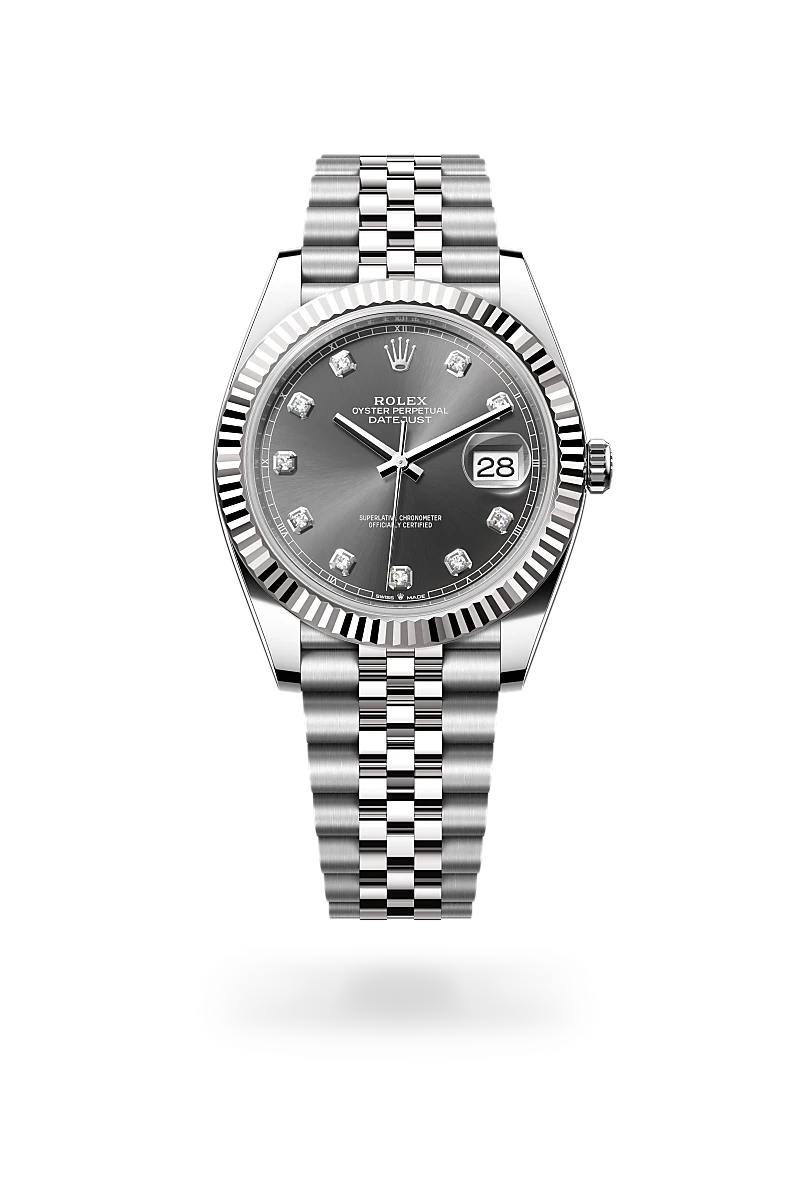 Rolex Datejust in White Rolesor - combination of Oystersteel and white gold, M126334-0006 - Time Avenue