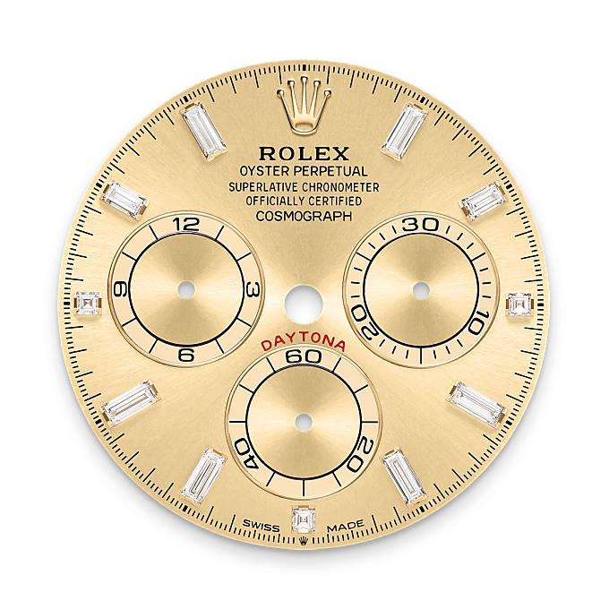 Rolex Cosmograph Daytona in 18 ct yellow gold with lugs set with diamonds, M126598TBR-0001 - Time Avenue