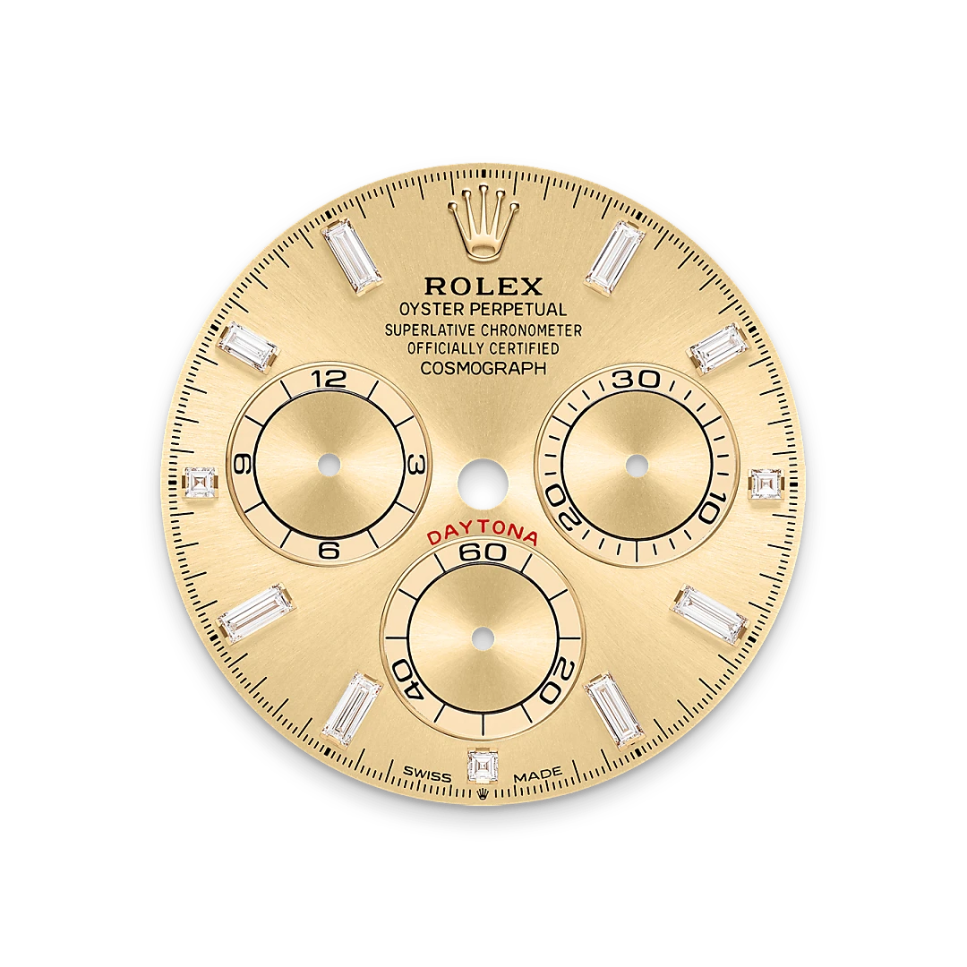 Rolex Cosmograph Daytona in 18 ct yellow gold with lugs set with diamonds, M126598TBR-0001 - Time Avenue