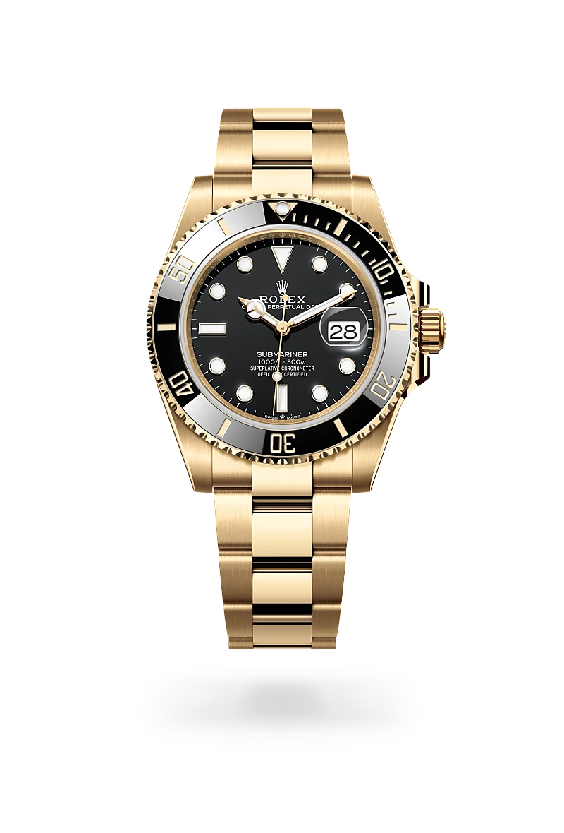 Rolex Submariner in 18 ct yellow gold, M126618LN-0002 - Time Avenue