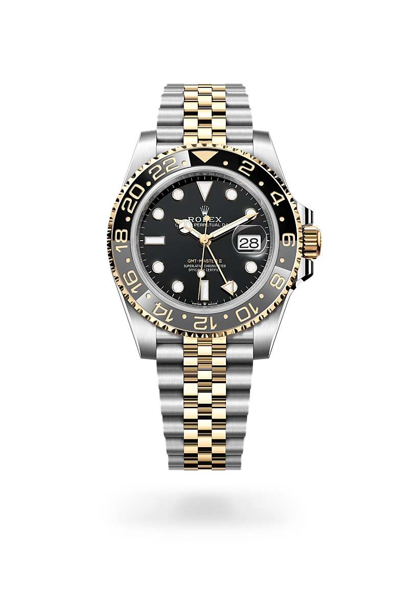 Rolex GMT-Master II in Yellow Rolesor - combination of Oystersteel and yellow gold, M126713GRNR-0001 - Time Avenue