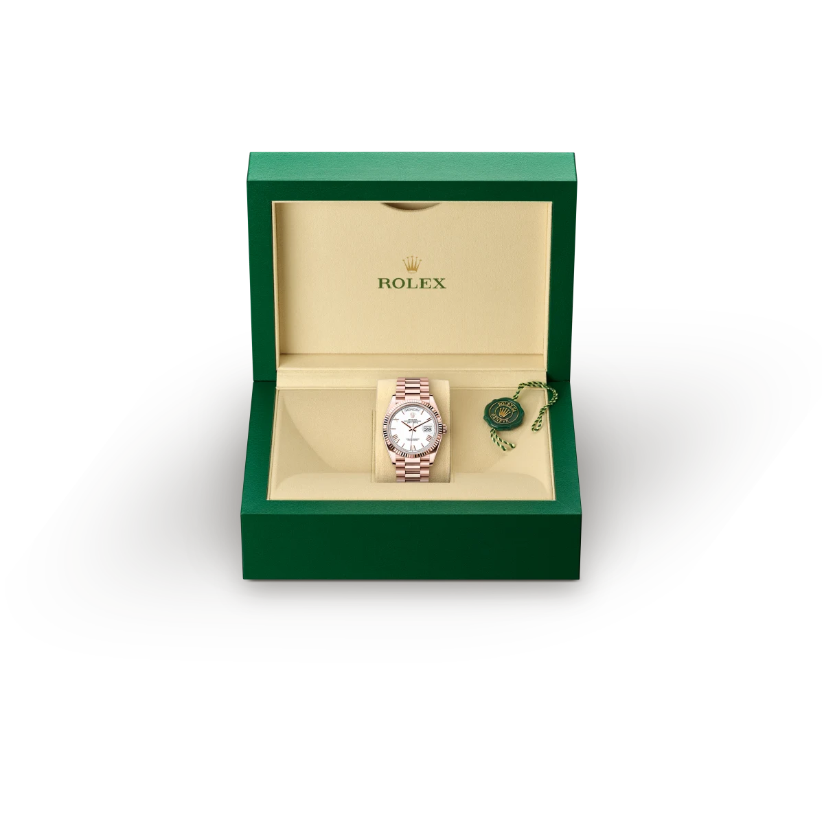 Rolex Day-Date in 18 ct Everose gold, M128235-0070 - Time Avenue