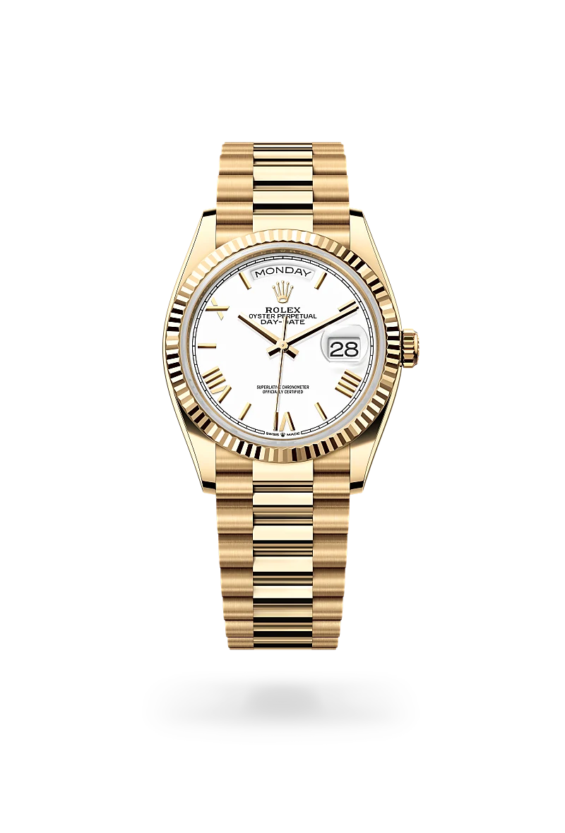 Rolex Day-Date in 18 ct yellow gold, M128238-0113 - Time Avenue