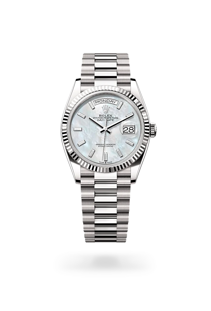 Rolex Day-Date in 18 ct white gold, M128239-0065 - Time Avenue