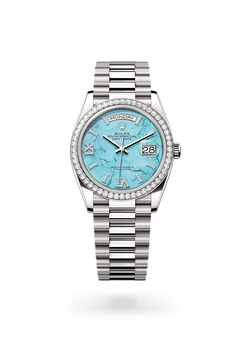 Rolex Day-Date in 18 ct white gold, M128349RBR-0031 - Time Avenue