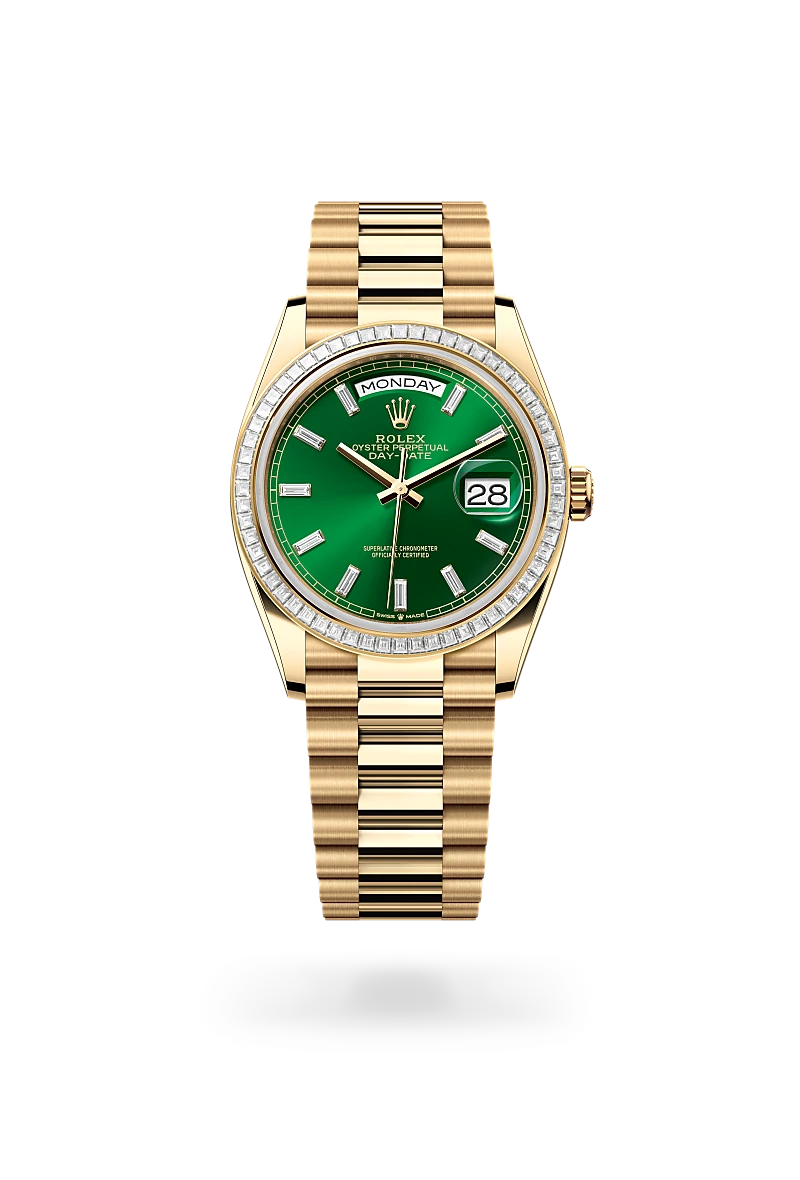 Rolex Day-Date in 18 ct yellow gold, M128398TBR-0035 - Time Avenue