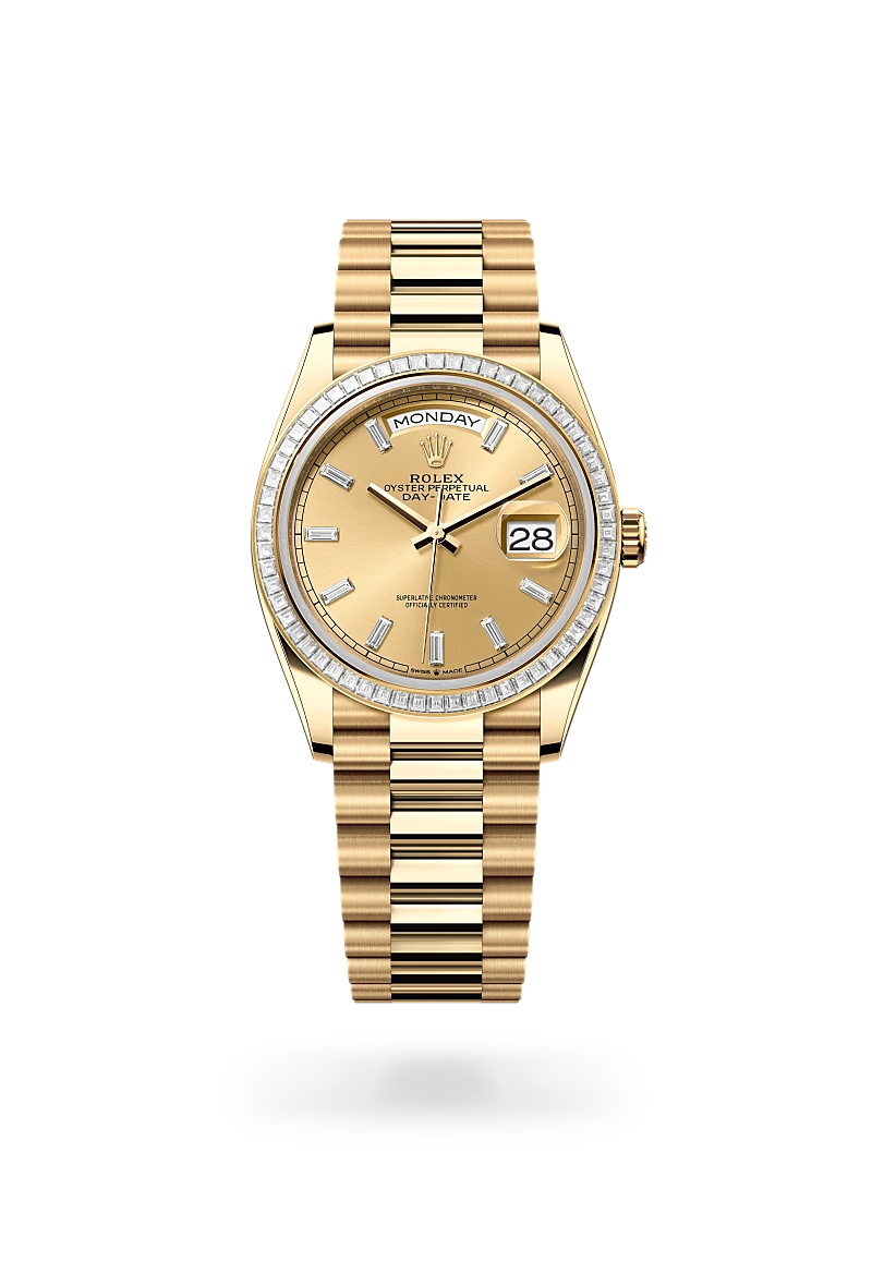 Rolex Day-Date in 18 ct yellow gold, M128398TBR-0037 - Time Avenue