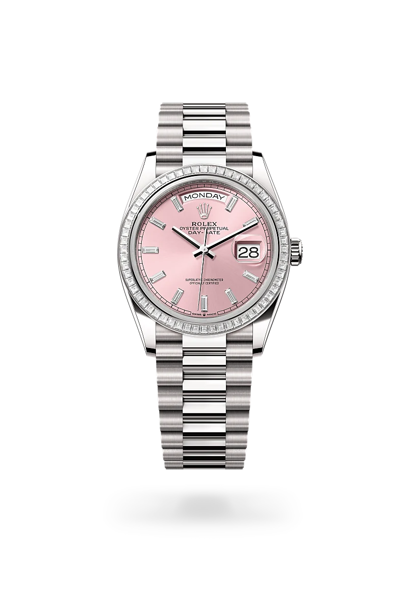 Rolex Day-Date in 18 ct white gold, M128399TBR-0029 - Time Avenue