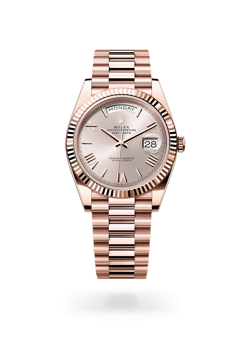 Rolex Day-Date in 18 ct Everose gold, M228235-0001 - Time Avenue