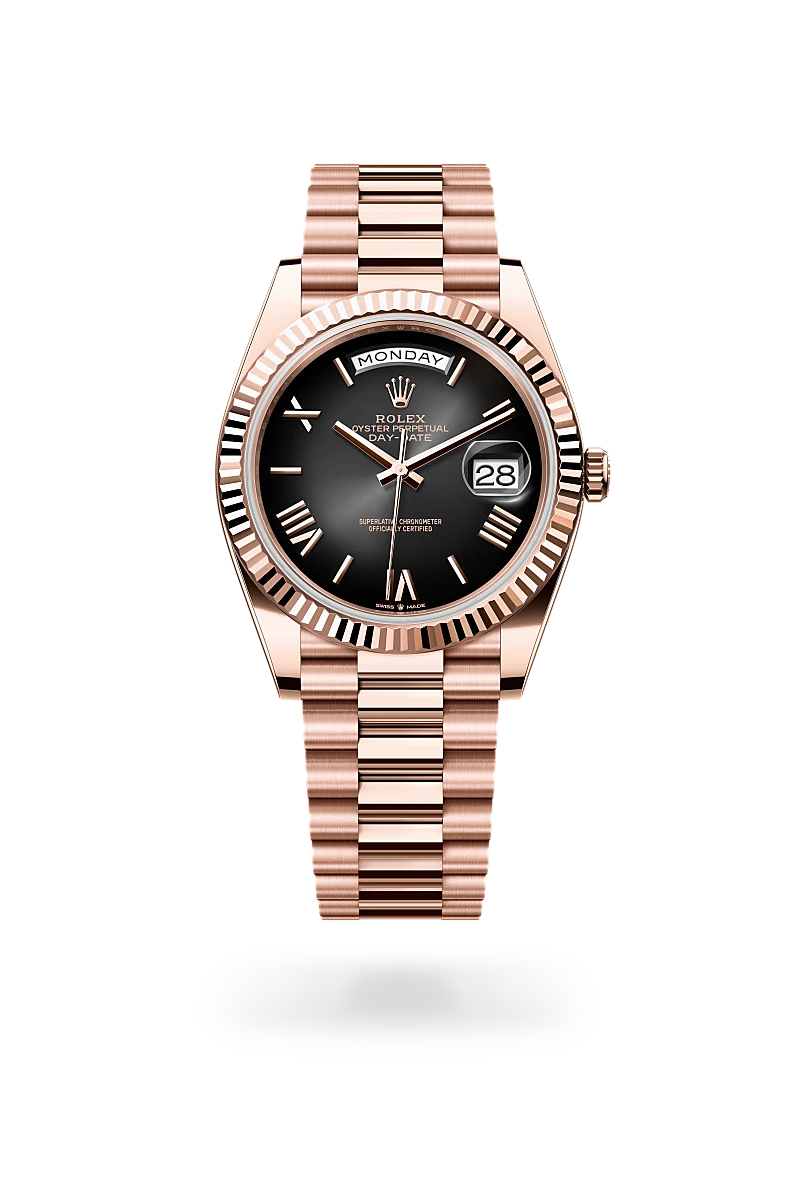 Rolex Day-Date in 18 ct Everose gold, M228235-0055 - Time Avenue