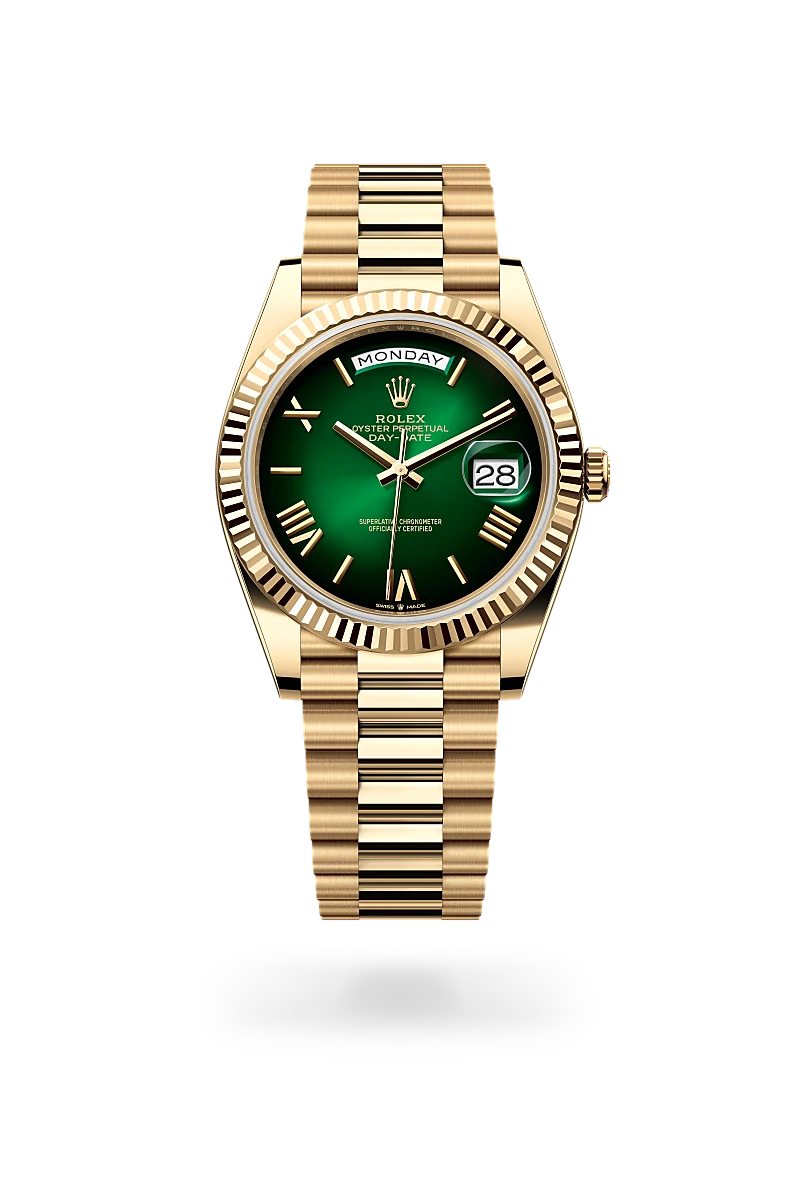 Rolex Day-Date in 18 ct yellow gold, M228238-0069 - Time Avenue