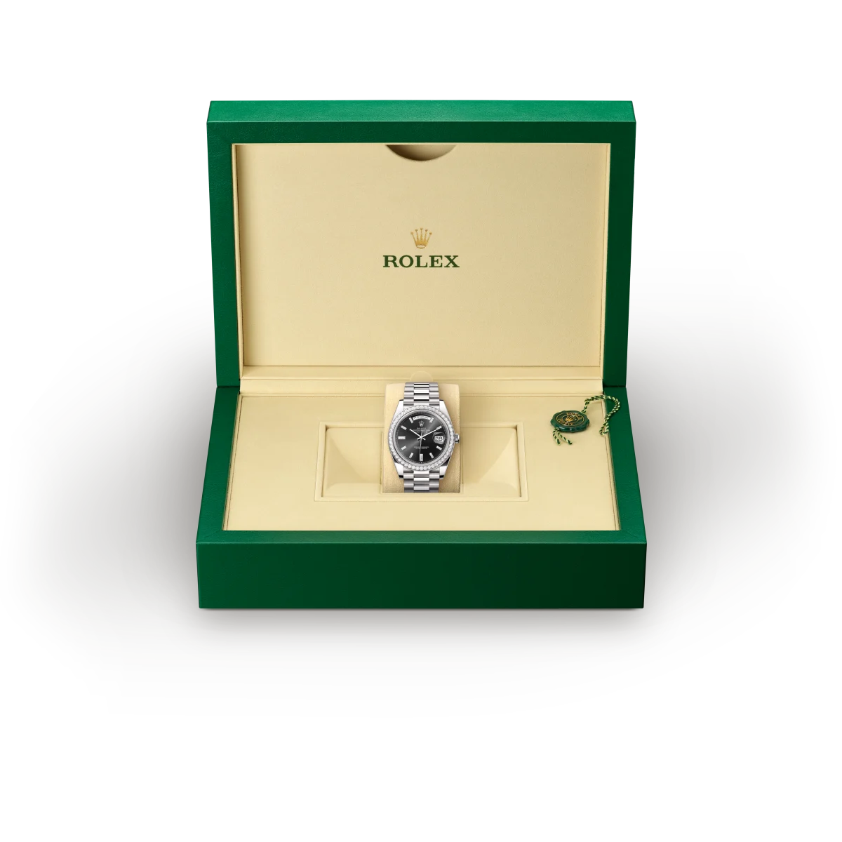 Rolex Day-Date in 18 ct white gold, M228349RBR-0003 - Time Avenue