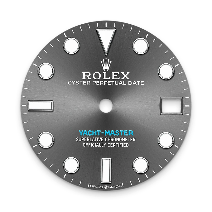 Rolex Yacht-Master in Rolesium - combination of Oystersteel and platinum, M268622-0002 - Time Avenue