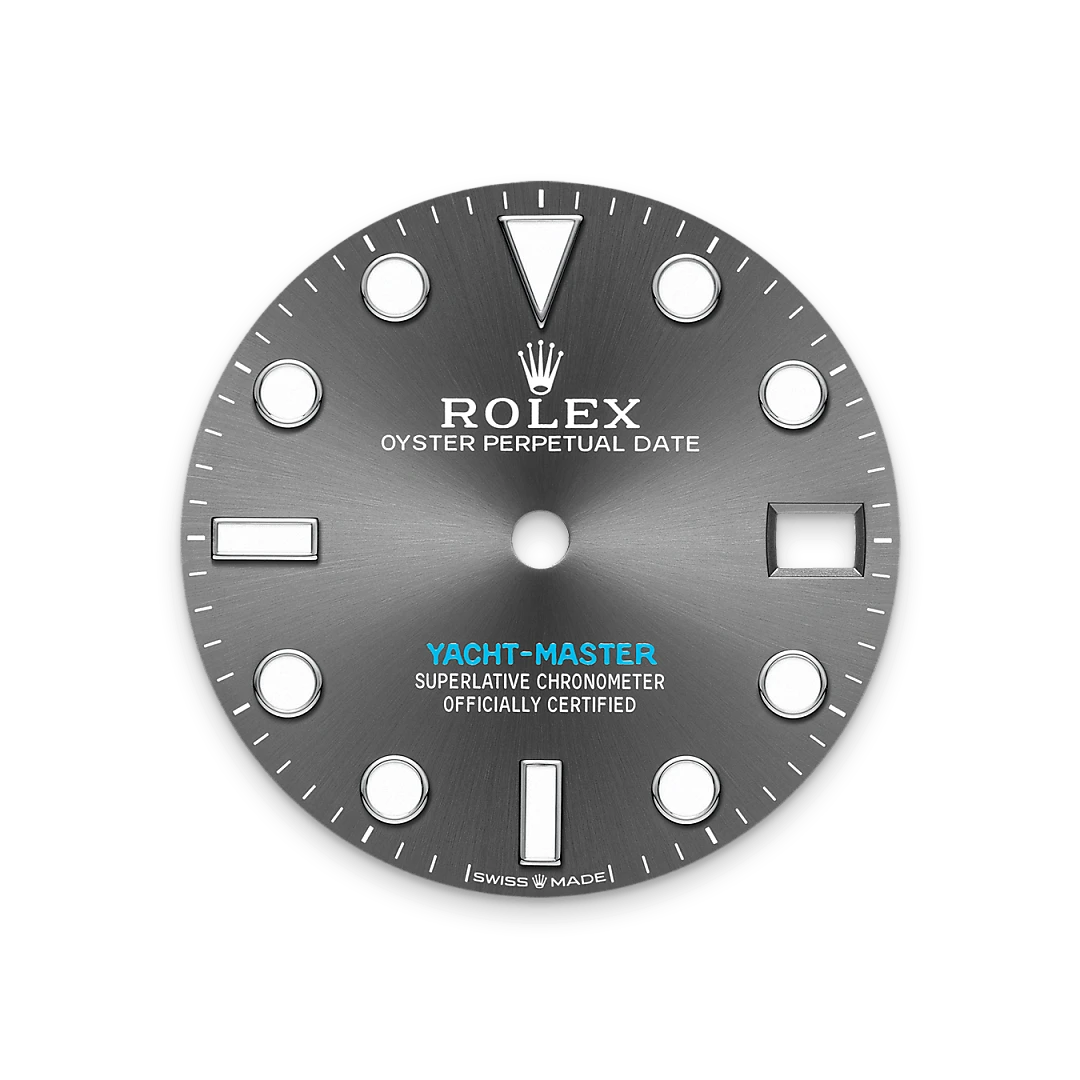 Rolex Yacht-Master in Rolesium - combination of Oystersteel and platinum, M268622-0002 - Time Avenue