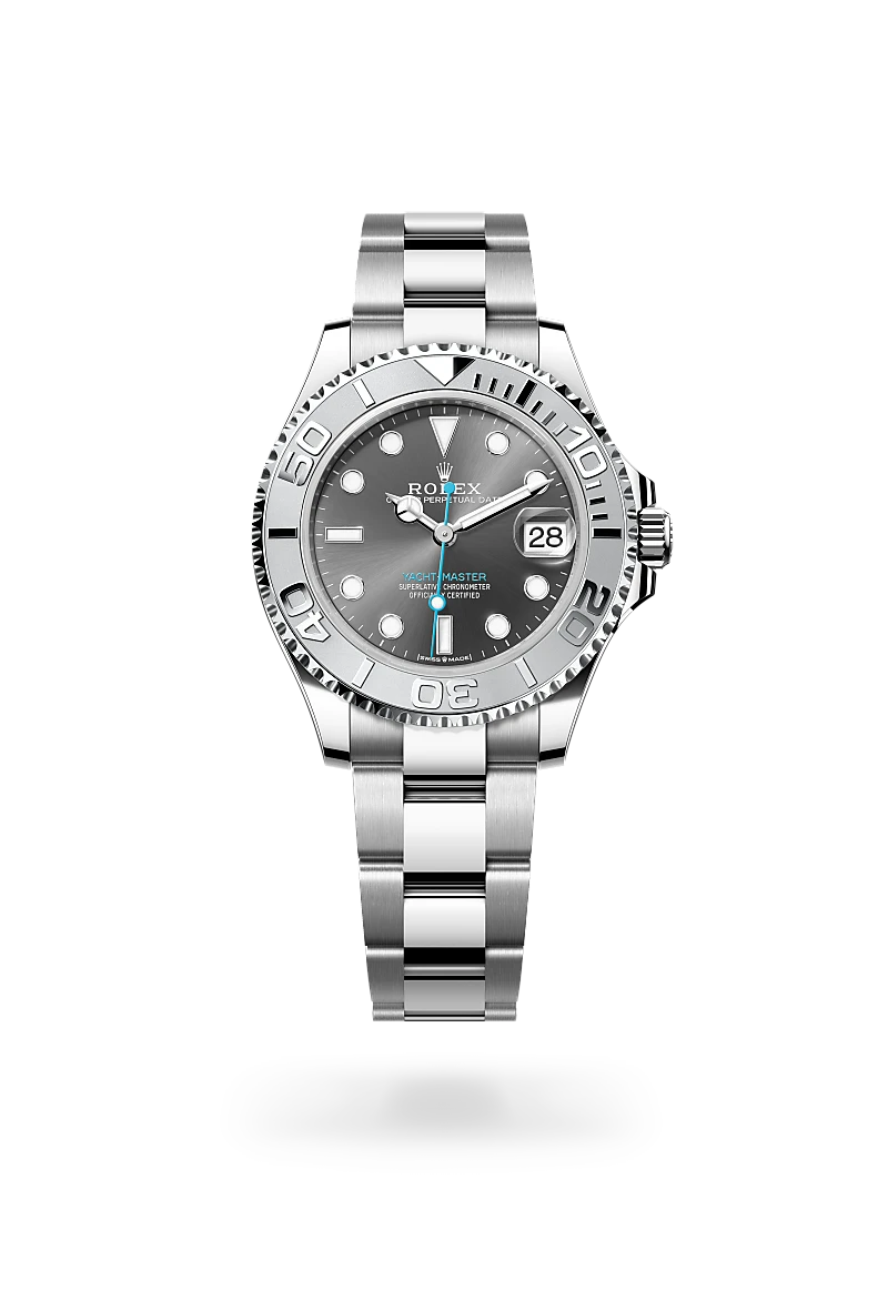 Rolex Yacht-Master in Rolesium - combination of Oystersteel and platinum, M268622-0002 - Time Avenue