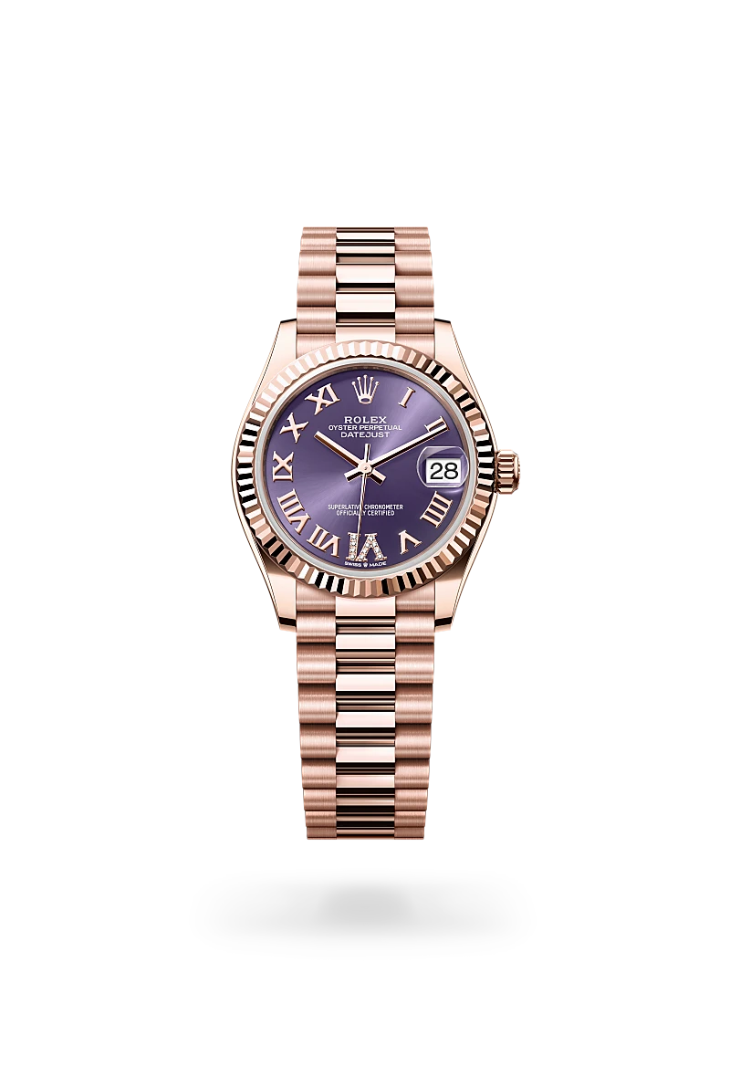 Rolex Datejust in 18 ct Everose gold, M278275-0029 - Time Avenue