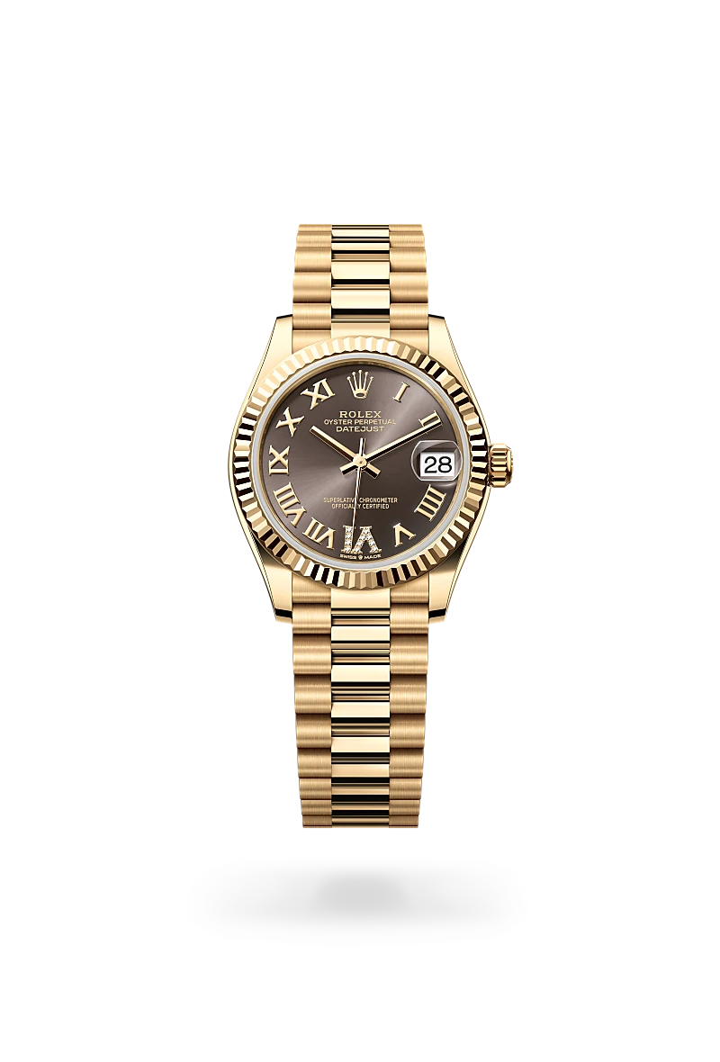 Rolex Datejust in 18 ct yellow gold, M278278-0032 - Time Avenue