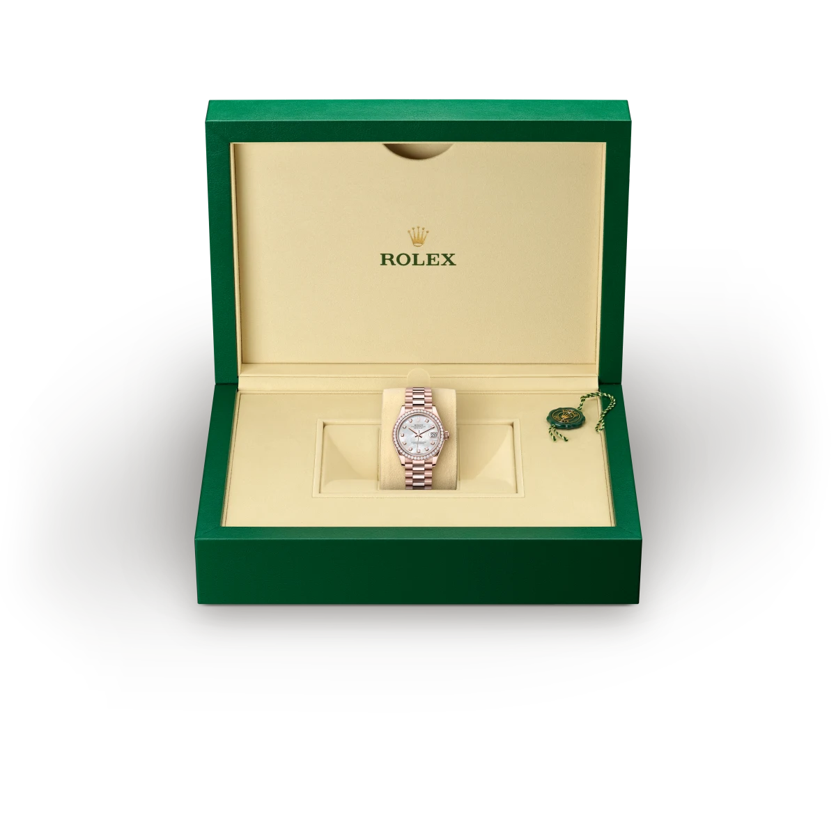 Rolex Datejust in 18 ct Everose gold, M278285RBR-0005 - Time Avenue