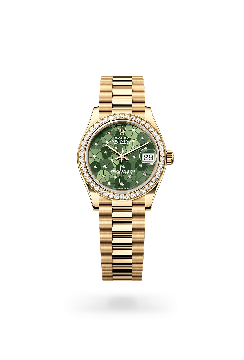 Rolex Datejust in 18 ct yellow gold, M278288RBR-0038 - Time Avenue