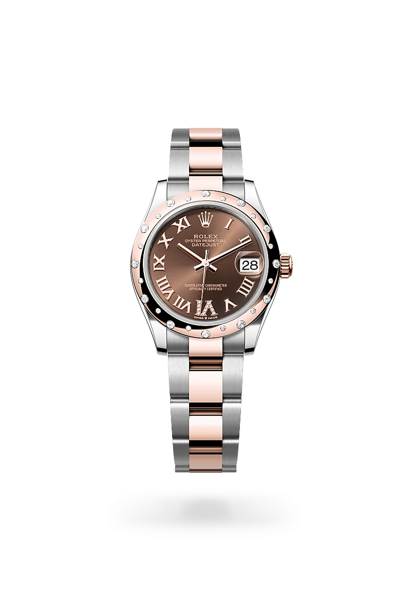 Rolex Datejust in Everose Rolesor - combination of Oystersteel and Everose gold, M278341RBR-0003 - Time Avenue