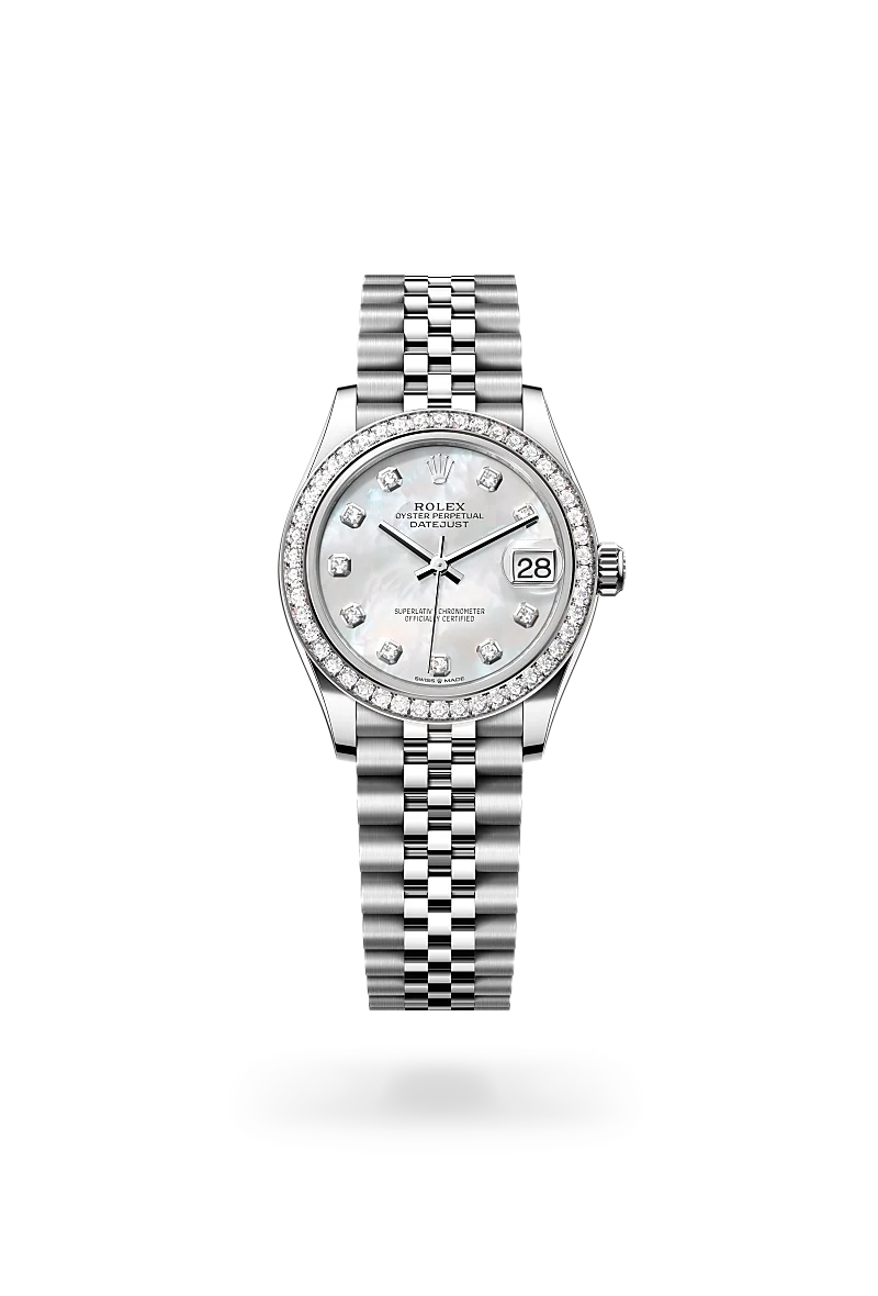 Rolex Datejust in White Rolesor - combination of Oystersteel and white gold, M278384RBR-0008 - Time Avenue