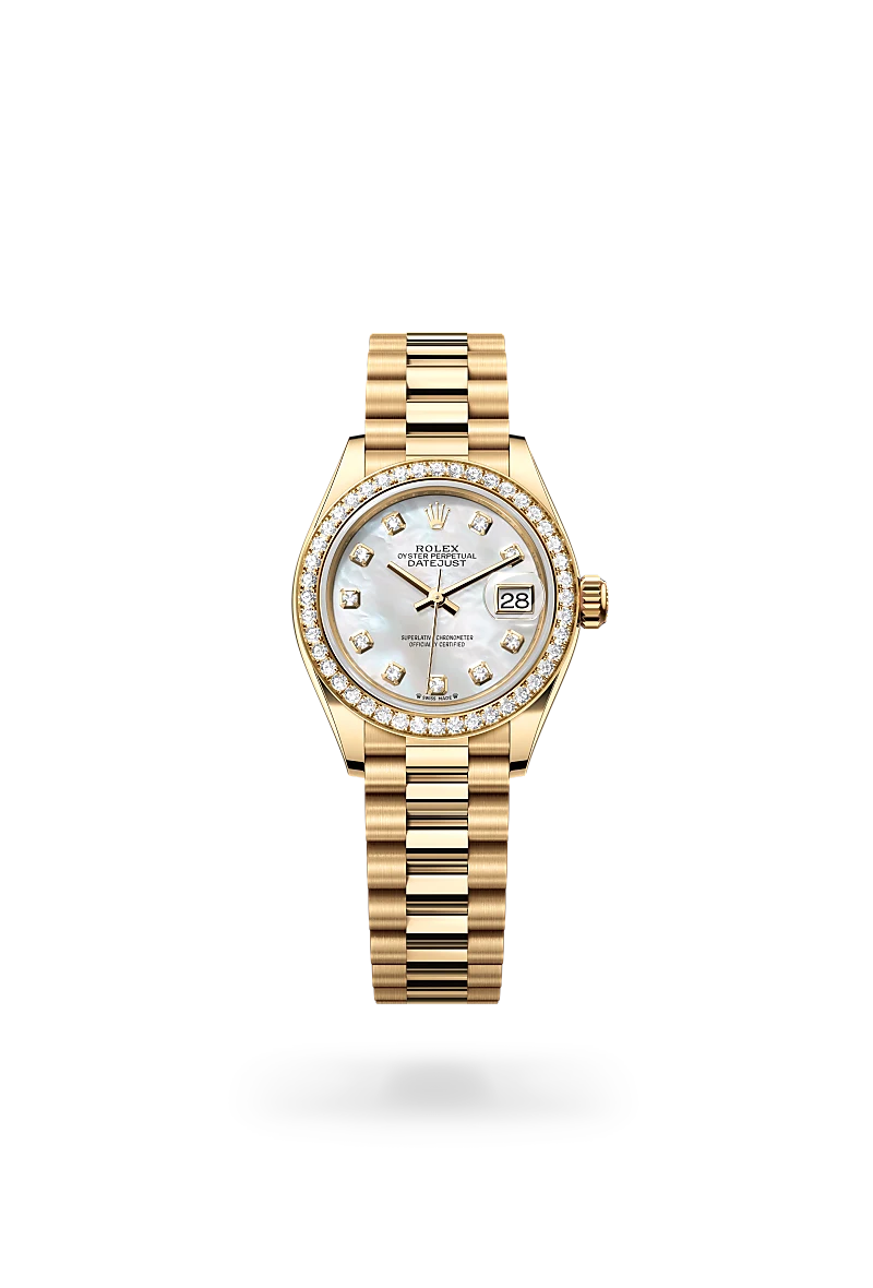 Rolex Lady-Datejust in 18 ct yellow gold, M279138RBR-0015 - Time Avenue