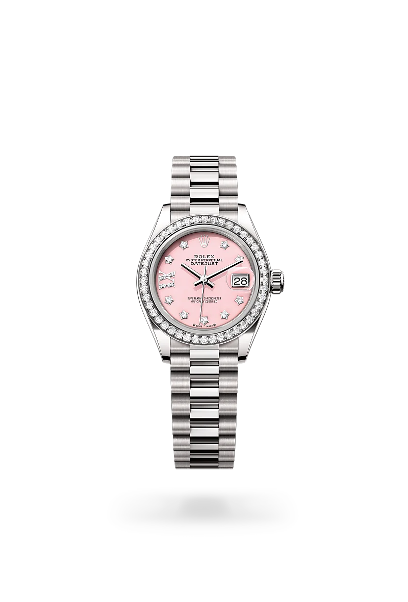 Rolex Lady-Datejust in 18 ct white gold, M279139RBR-0002 - Time Avenue