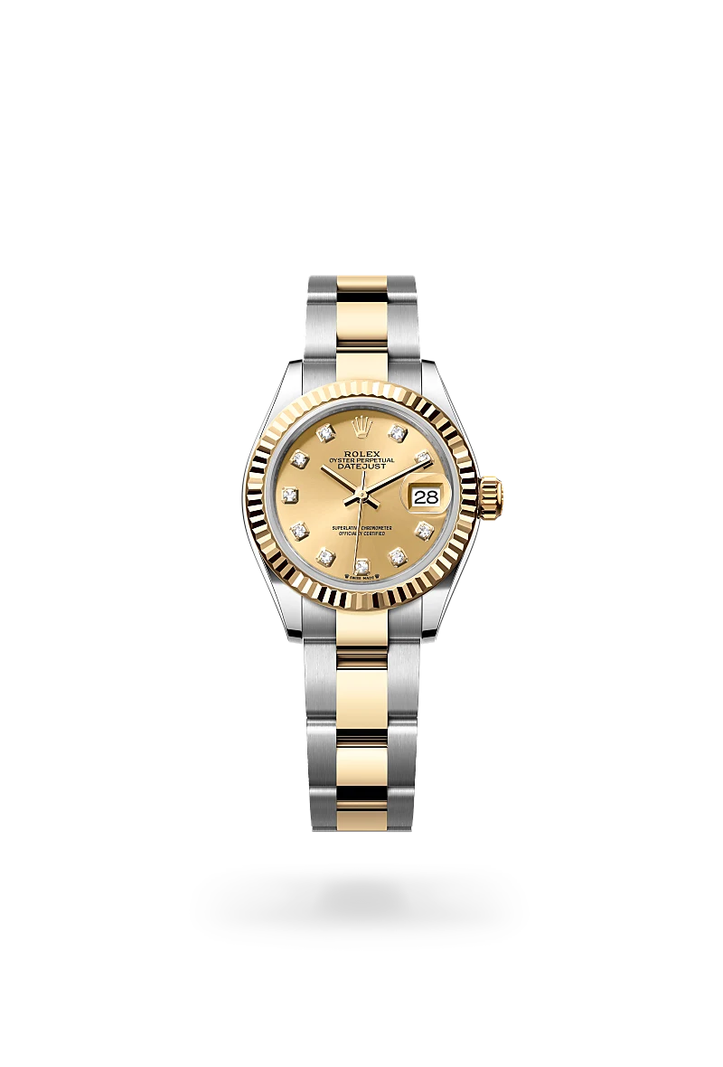 Rolex Lady-Datejust in Yellow Rolesor - combination of Oystersteel and yellow gold, M279173-0012 - Time Avenue