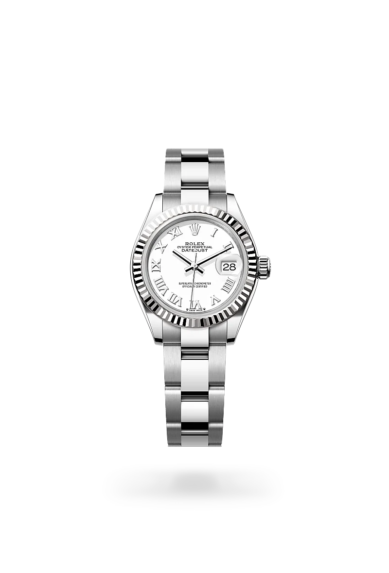 Rolex Lady-Datejust in White Rolesor - combination of Oystersteel and white gold, M279174-0020 - Time Avenue