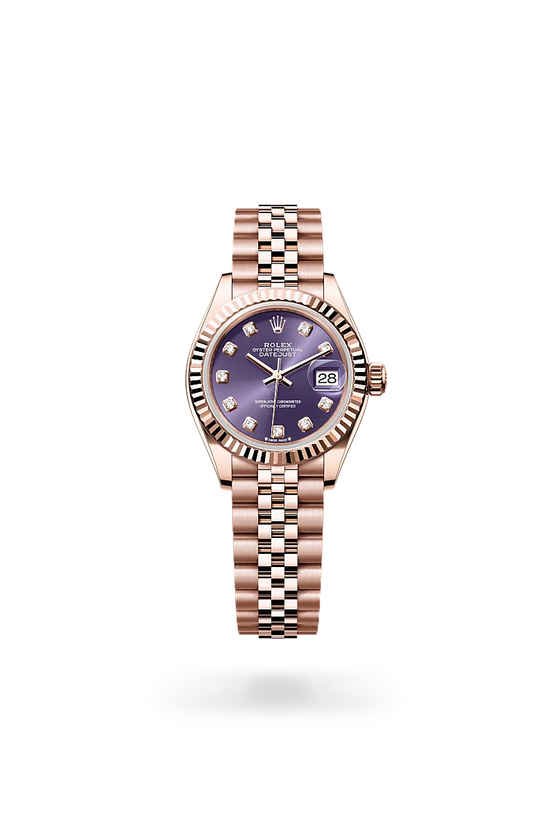 Rolex Lady-Datejust in 18 ct Everose gold, M279175-0020 - Time Avenue