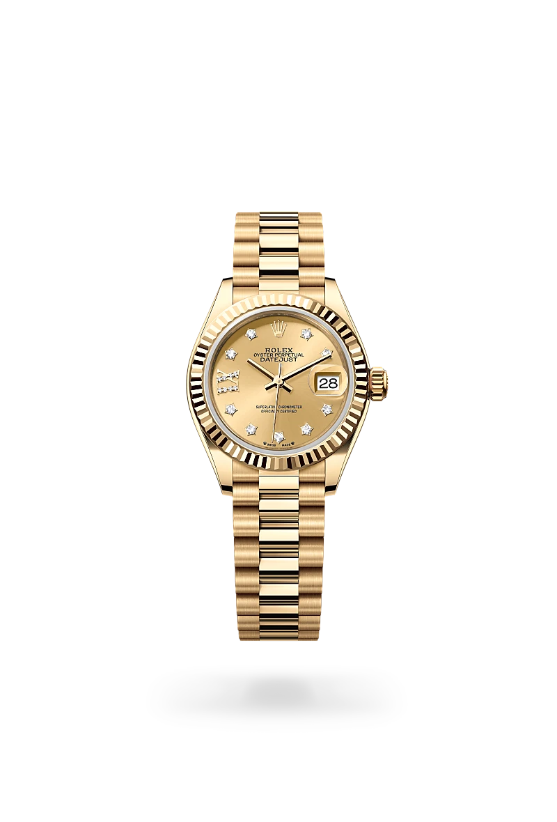 Rolex Lady-Datejust in 18 ct yellow gold, M279178-0013 - Time Avenue