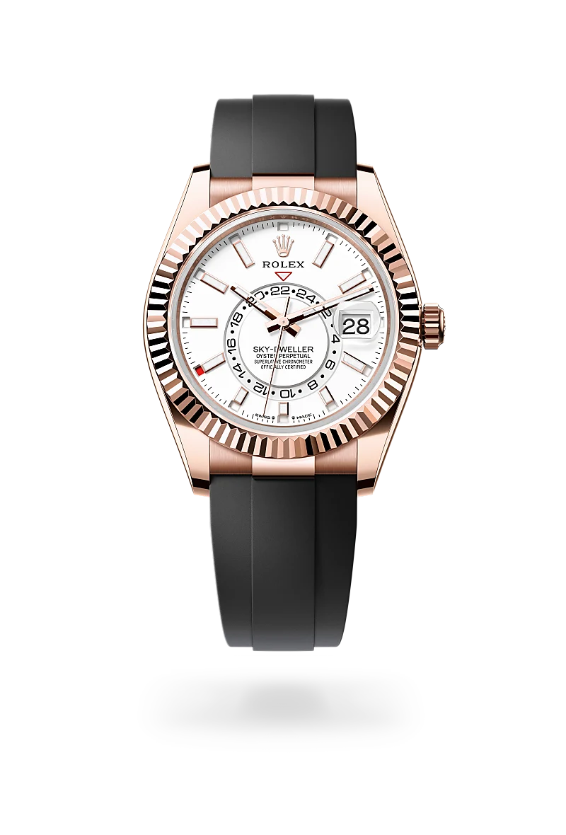 Rolex Sky-Dweller in 18 ct Everose gold, M336235-0003 - Time Avenue