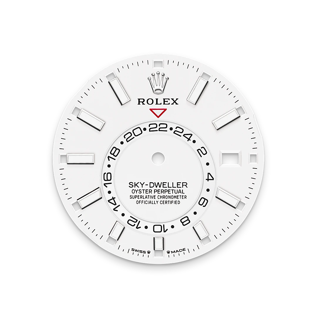 Rolex Sky-Dweller in White Rolesor - combination of Oystersteel and white gold, M336934-0004 - Time Avenue