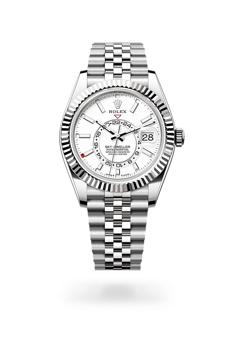 Rolex Sky-Dweller in White Rolesor - combination of Oystersteel and white gold, M336934-0004 - Time Avenue