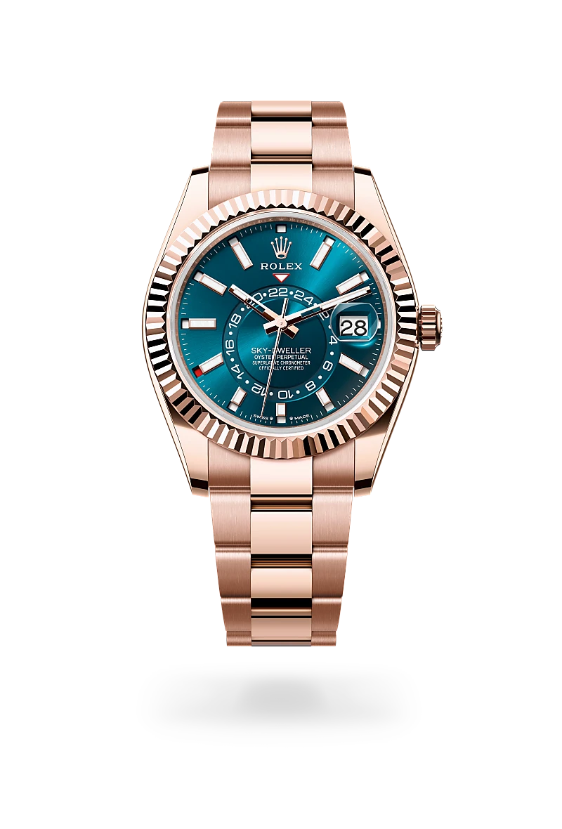 Rolex Sky-Dweller in 18 ct Everose gold, M336935-0001 - Time Avenue