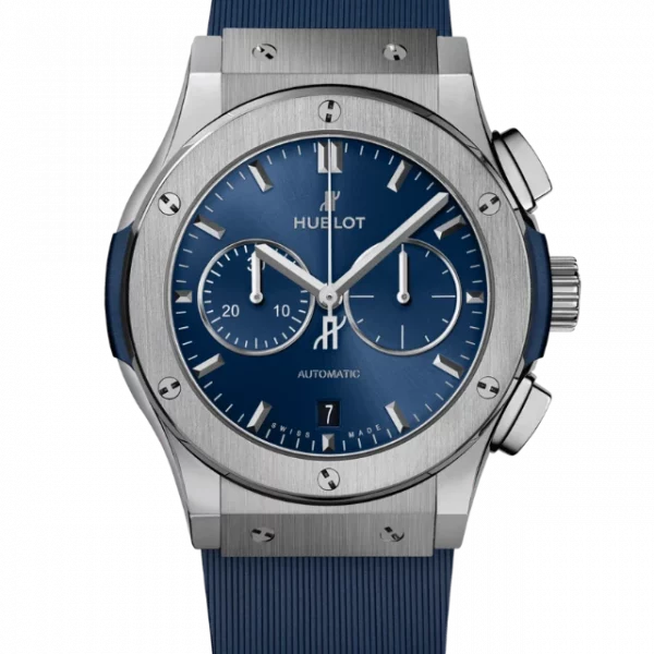 CLASSIC FUSION CHRONOGRAPH TITANIUM BLUE 541.NX.1171.RX